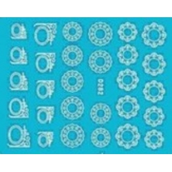 Ваденки за Нокти Орнаменти Бяла D282